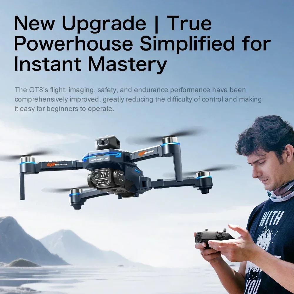 Drone 4K HD GT8 Camera Obstacl - đánh giá và giá Drone Thermal Imaging