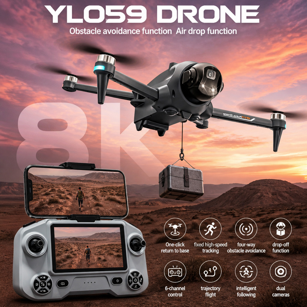 NEW YL059 Drone GPS Auto Retur - đánh giá và giá Drone Thermal Imaging