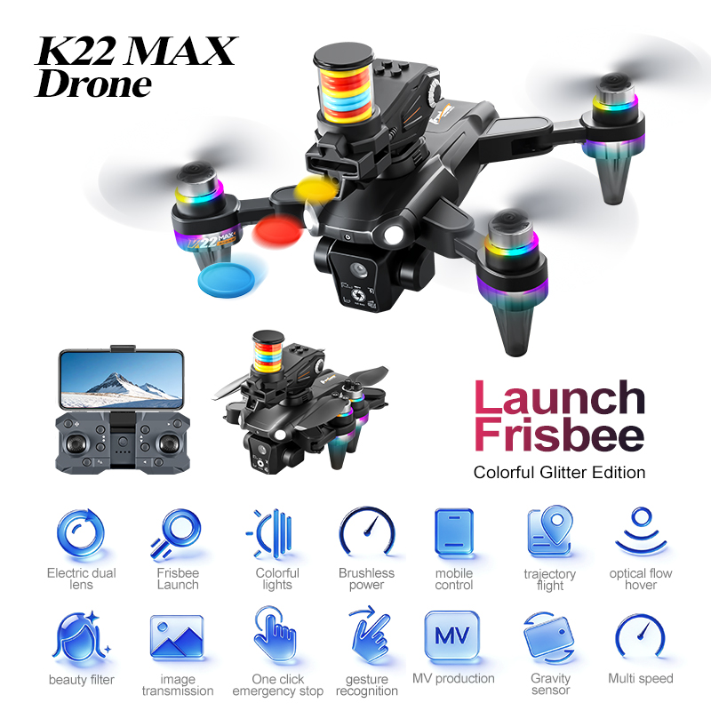 JCMO K22 MAX Frisbee Launch Dr - đánh giá và giá Drone Mapping